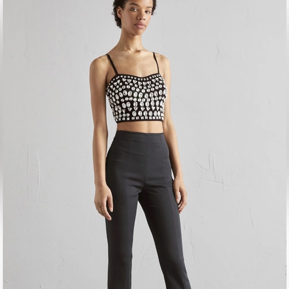 Sandro embellished top size S